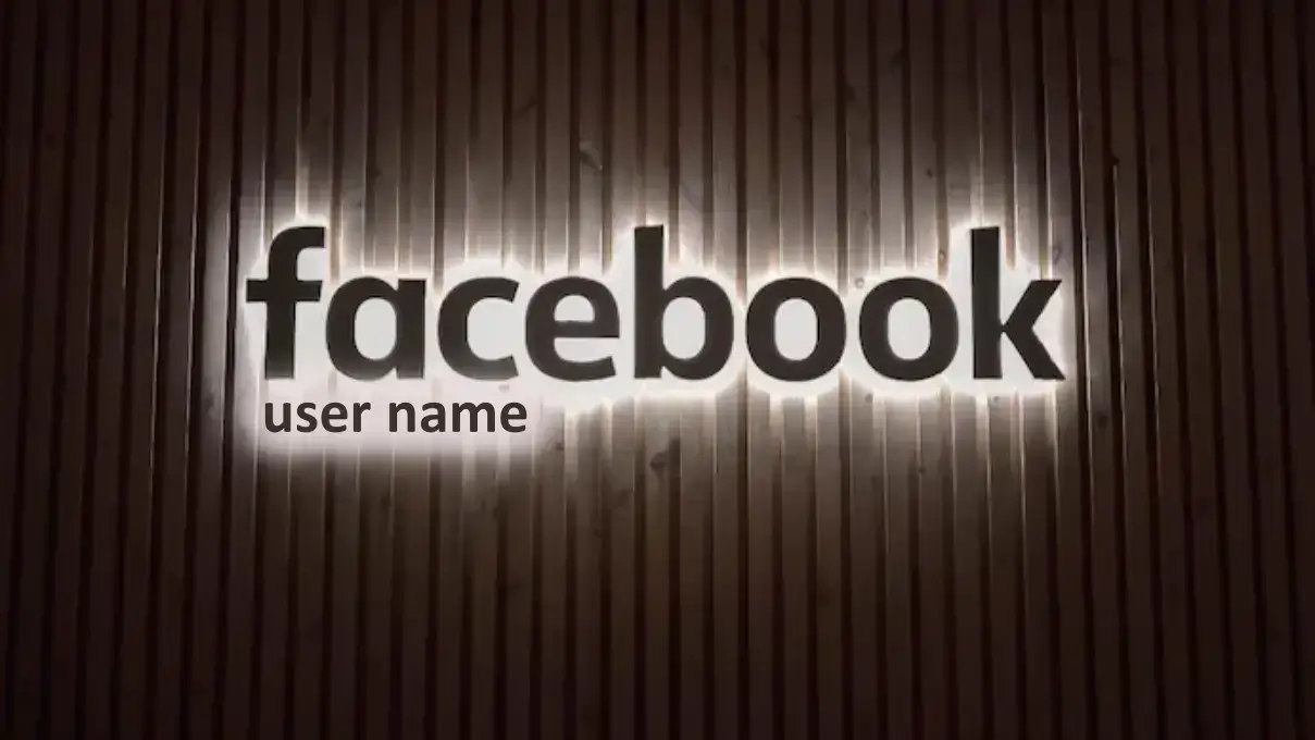 change your Facebook page User name